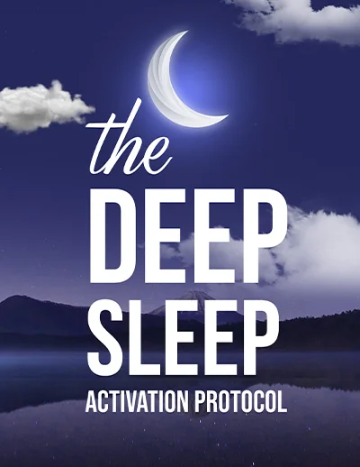 Cover of The Deep Sleep Activation Protocol e-book that comes with Audifort 3 and 6 bottle packages
